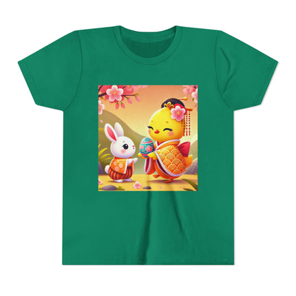 Whimsical Springtime Exchange Youth Short Sleeve Tee