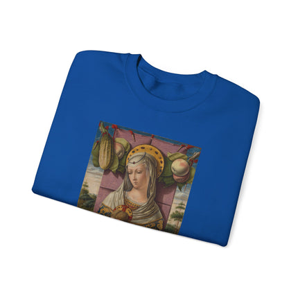 Madonna and Child by Carlo Crivelli Heavy Blend™ Crewneck Sweatshirt