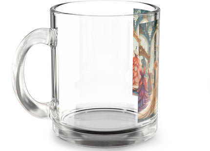 Couture & Wings Glass Mug, 10oz