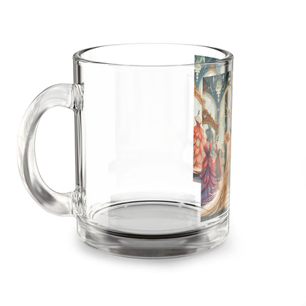 Couture & Wings Glass Mug, 10oz