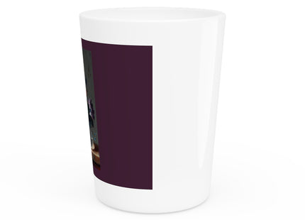 Floral Still Life by Johann Baptist Drechsler Ceramic Shot Glass