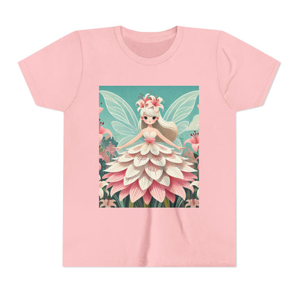 Lily Fairy in Bloom Youth Short Sleeve Tee