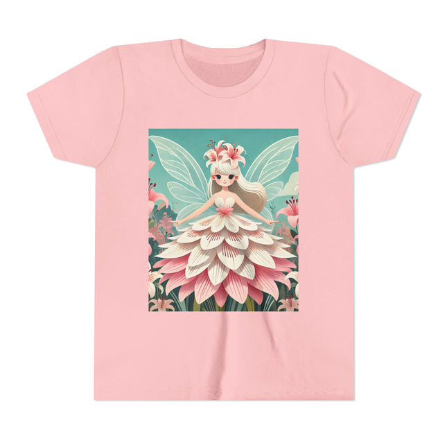 Lily Fairy in Bloom Youth Short Sleeve Tee