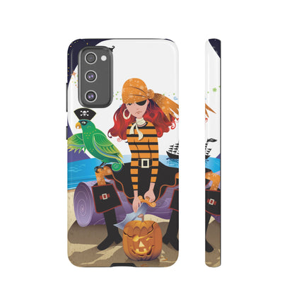 Moonlit Pirate Halloween Phone Cases