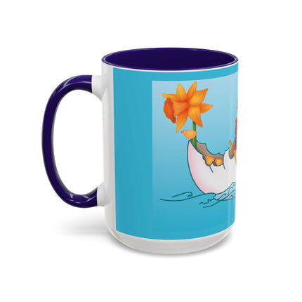 A Rooster's Seafaring Adventure Colorful Mugs, 11oz