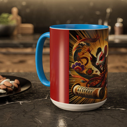 Theatrical Mouse on a Mission Colorful Mugs (11oz, 15oz)