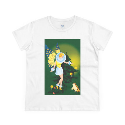 The Enchanted Encounter Women's Midweight Cotton Tee