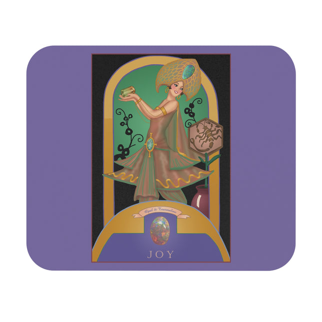 October & Opal, Tourmaline (from the Gem Series) by Sofia Chiostri Mouse Pad, Rectangle