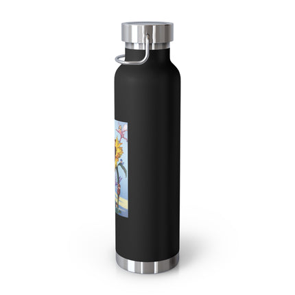 Sunflower Fairies by Margaret Tarrant Copper Vacuum Insulated Bottle, 22 oz