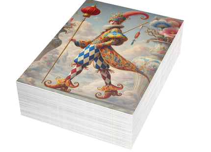 The Ornamental Jester Postcard Bundles (envelopes included) - Bundles of 10, 30, 50 Pieces
