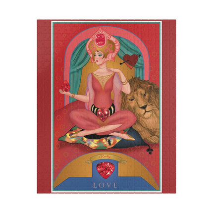 July & Ruby (from the Gem Series) by Sofia Chiostri Puzzle (110, 252, 500-piece)