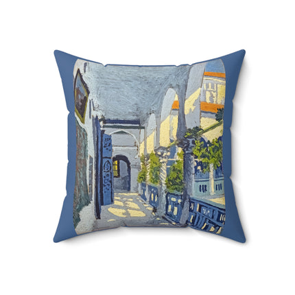 Gallery of a Moroccan Riad by George Gaudion Spun Polyester Square Pillow