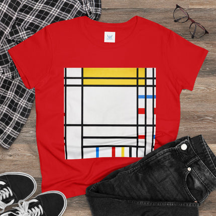 Place de la Concorde by Piet Mondrian Women's Midweight Cotton Tee