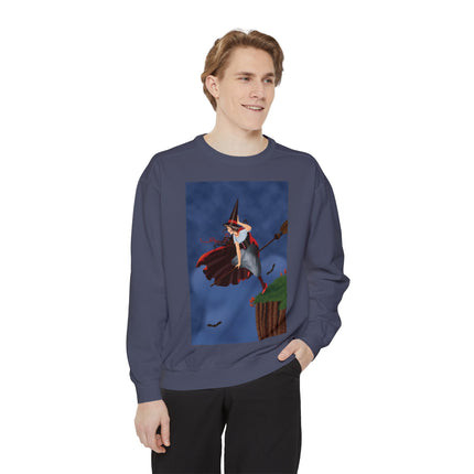 The Enchanted Witch Unisex Garment-Dyed Sweatshirt