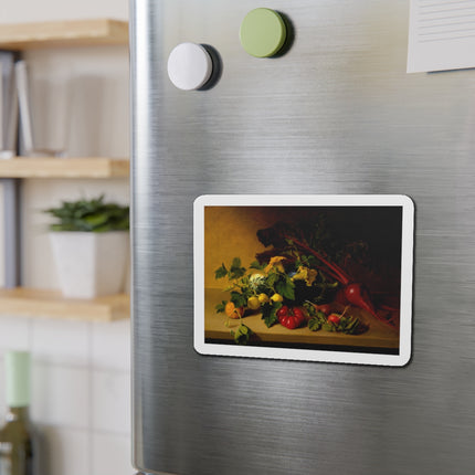 Still Life with Vegetables by James Peale Die-Cut Magnets (5 Sizes)