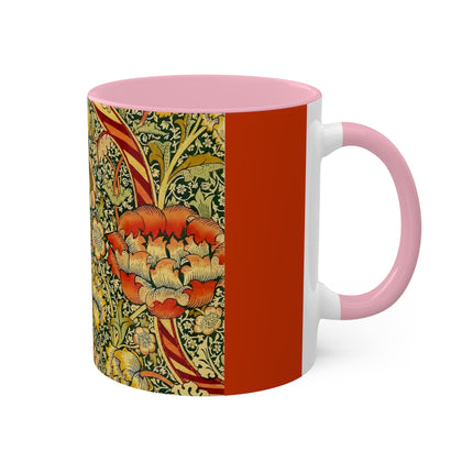 Chintz the Wandle Design by William Morris Colorful Mugs, 11oz