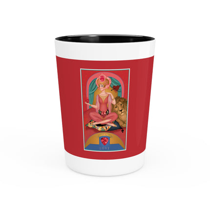 July & Ruby (from the Gem Series) by Sofia Chiostri Ceramic Shot Glass