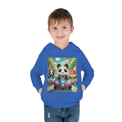 Bumper Car Bonanza Toddler Pullover Fleece Hoodie