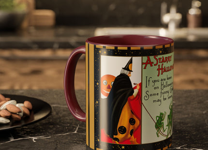 A Starry Halloween Colorful Mugs (11oz, 15oz)