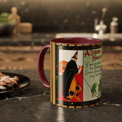 A Starry Halloween Colorful Mugs (11oz, 15oz)