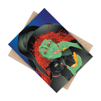 Mirror, Mirror A Witch's Touch Ceramic Tile