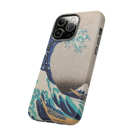 The Great Wave off Kanagawa by Katsushika Hokusai Phone Cases