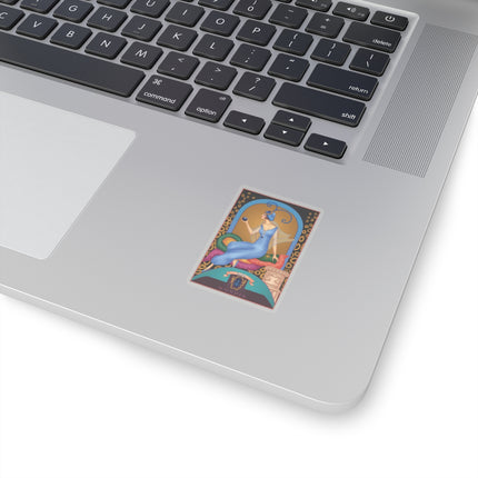 September & Sapphire (from the Gem Series) by Sofia Chiostri Copper Kiss-Cut Stickers (4 Sizes)