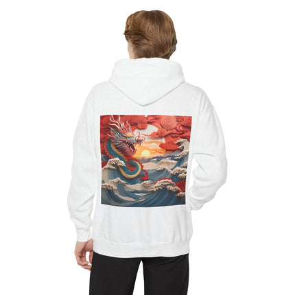 Emergence of the Dragon Unisex Garment-Dyed Hoodie