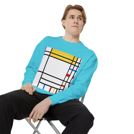 Place de la Concorde by Piet Mondrian Garment-Dyed Sweatshirt