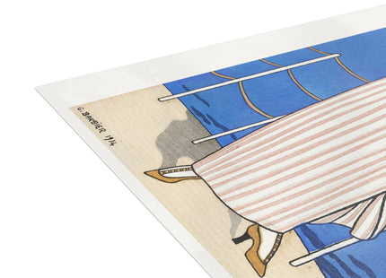 Costume de Yacht by George Barbier Postcards (Envelopes Included) – Bundles of 10, 30, or 50 Pieces