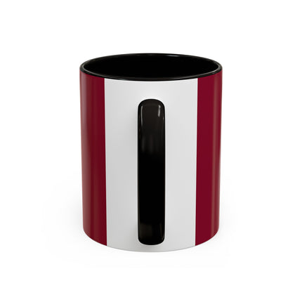 Elegant Holiday Woman with Gifts Colorful Mugs (11oz, 15oz)