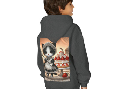 Patisserie Kitten Youth Heavy Blend Hooded Sweatshirt