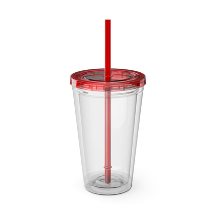 Sailor Kitten’s River Adventure Sunsplash Tumbler with Straw, 16oz