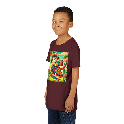 Dragon Dance on Wheels Youth Short Sleeve Tee