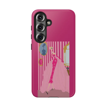 Lady in Pink Phone Case – Graceful Sophistication