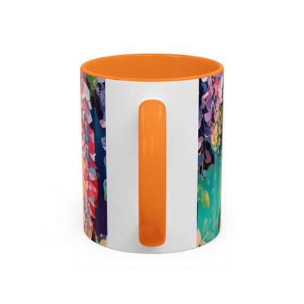 Golden Wisteria Symphony Colorful Mugs (11oz, 15oz)