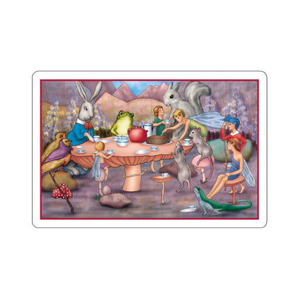 A Fairy's Whimsical Tea Party Kiss-Cut Stickers (4 Sizes)