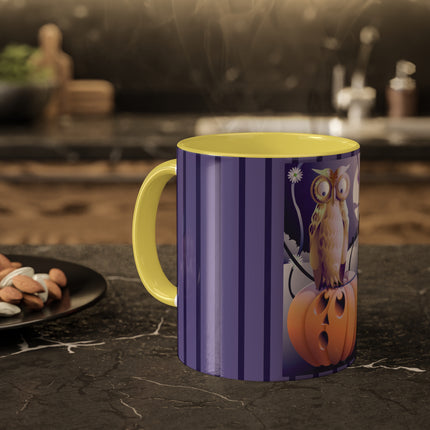 The Startled Pumpkin Colorful Mugs, 11oz