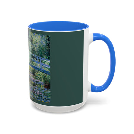 Water Lilies and Japanese Bridge by Claude Monet Colorful Mugs (11oz, 15oz)