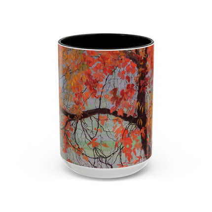 Autumn leaves by Edward Okuń Colorful Mugs (11oz, 15oz)