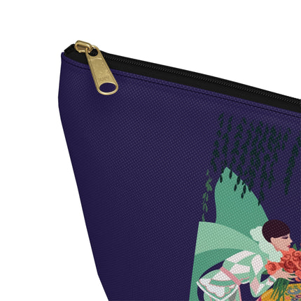 Enchanted Courtship Cosmetic Bag – Whimsical Elegance & Floral Romance