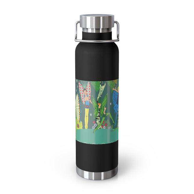 Enchanting Fairies of A Midsummer Night's Dream Copper Vacuum Insulated Bottle, 22oz