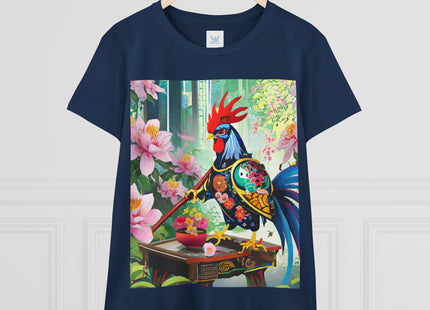 Cyberpunk Rooster Cotton Tee