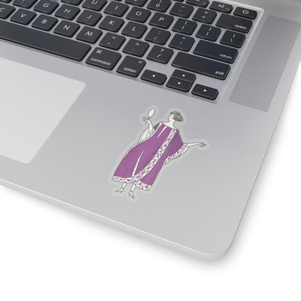 Jamais prêtes! (Never Ready!) by Charles Martin Kiss-Cut Stickers (4 Sizes)
