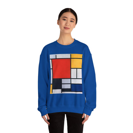 Composition with Red, Yellow, Blue, and Black by Piet Mondrian Heavy Blend™ Crewneck Sweatshirt