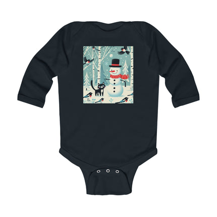 Frosty Forest Friends Infant Long Sleeve Bodysuit