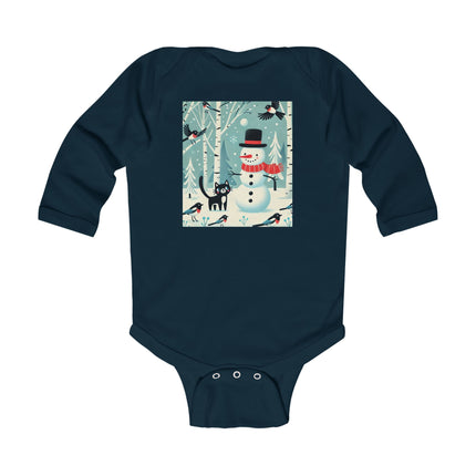 Frosty Forest Friends Infant Long Sleeve Bodysuit