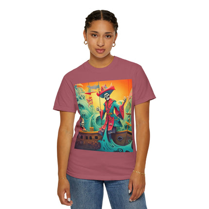 Skeleton Crew of the Misty Seas Unisex Garment-Dyed T-shirt