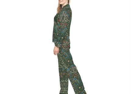 Blackthorn by William Morris Women's Satin Pajamas (AOP)