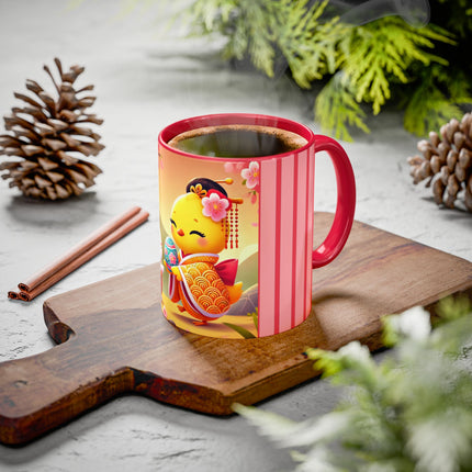 Whimsical Springtime Exchange Colorful Mugs (11oz, 15oz)
